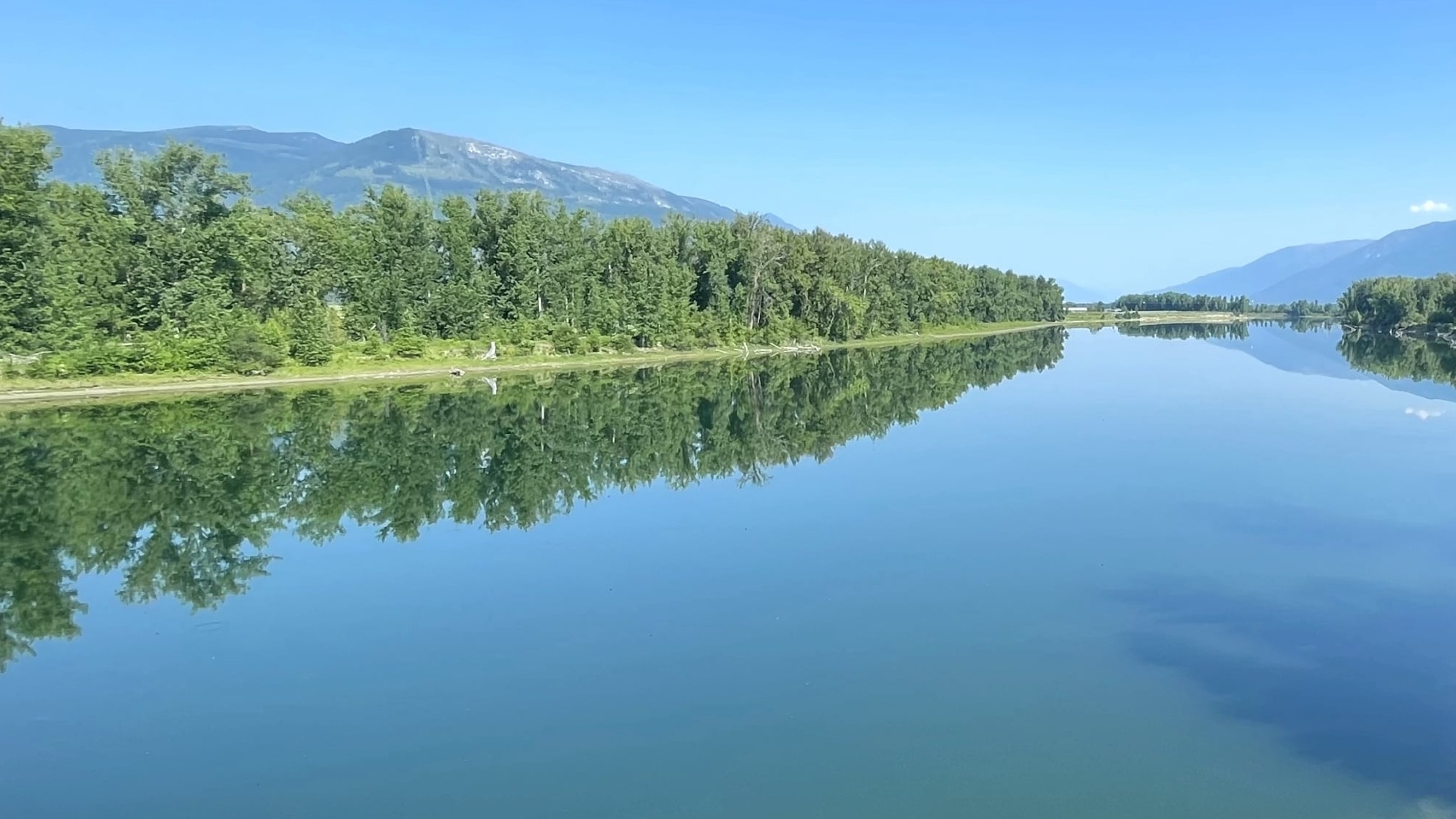 Kootenay River Bridge looking north